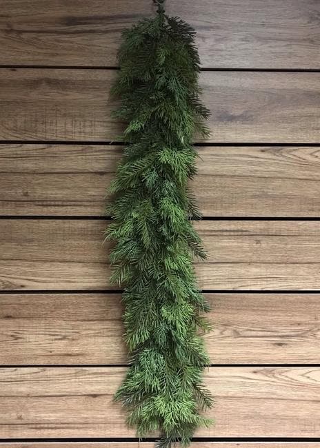 3 feet/36" Real Touch Cedar and Hemlock Garland/ Faux Garlands/Vines/Greenery/Wedding Centerpieces/Home Decor/Faux Vines/Silk Vines